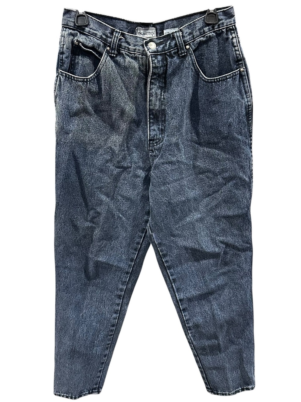 Palmetto’s Women’s Tapered Mom Jeans Dark Wash Size 14 100% Cotton Vintage